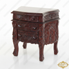 Dark Mahogany Rococo Nightstand