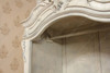 Custom Mahogany French Bedroom Cabinet with Mirror