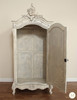 Custom Mahogany French Bedroom Cabinet with Mirror
