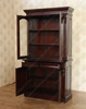 Mahogany Office Bookcase Cabinet w/ Mahogany NC - MBWJSD562WNNC-CUSTOM