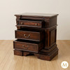 Java Cafe 3 Drawer Nightstand