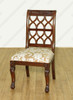 Mahogany Pierced Back Dining Chairs Set (10)