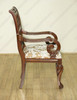 Mahogany Pierced Back Dining Chairs Set (10)