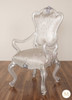 7pc Antique Pearl White Dining Set