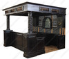 11ft Custom Mahogany Canopy Pub Bar