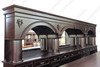 20ft Dark Mahogany Brunswick Saloon Pub Bar Set
