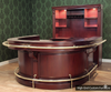 Regal Cherry U-Shape Horseshoe Pub Bar Set