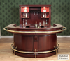 Regal Cherry U-Shape Horseshoe Pub Bar Set