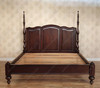 Mahogany Tobacco Doff Panel Bed