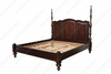 Mahogany Tobacco Doff Panel Bed