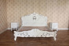 3pc White French Rococo Bedroom Set