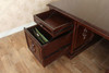 6ft Mahogany Gothic Lion Desk