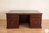 6ft Mahogany Gothic Lion Desk