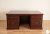 6ft Mahogany Gothic Lion Desk