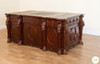 Mahogany Gothic Leather top Desk