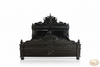 Black Gothic Demon Bed w/ Satin Finish