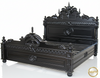 Black Gothic Demon Bed w/ Satin Finish