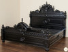 Black Gothic Gargoyle Bed w/ Satin Finish