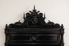 Black Gothic Gargoyle Bed w/ Satin Finish