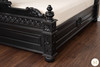 Black Gothic Gargoyle Bed w/ Satin Finish