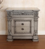 Mahogany Gothic Grey Nightstands (2)