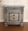 Grey Gothic Nightstands Pair (2)