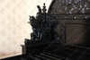 Black Gothic Ornate Heavily Carved Bed