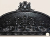 Majestic Black Gothic Ornate Heavily Carved Bed