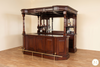 8.5ft Classic English Mahogany Canopy Pub Bar