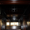 10ft Dark Mahogany Victorian Walk-In  Pub Bar w/ Stained Glass Panels