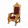 Gold Leaf Leather Bishop's Chair A