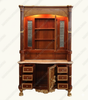 Traditional Mappa Burl Inlay Bathroom Vanity w/ Onyx Top