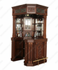 Solid Mahogany Victorian Corner Canopy Tavern Pub Bar