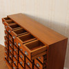 Honey Mahogany 44-Drawer Apothecary Chest