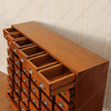 Honey Mahogany 44-Drawer Apothecary Chest