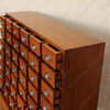 Honey Mahogany 44-Drawer Apothecary Chest