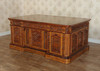 6ft Presidential Resolute Desk w/ Mappa Burl Inlay Wood Top
