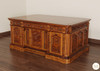 6ft Presidential Resolute Desk w/ Mappa Burl Inlay Wood Top