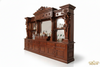 10.5ft Victorian Walnut Lady Saloon Pub Bar