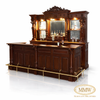 10.5ft Walnut Victorian Lady Saloon Bar