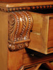 8ft Light Mahogany Traditional Corner Canopy Bar