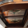 8ft Light Mahogany Traditional Corner Canopy Bar