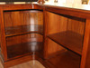 8ft Light Mahogany Traditional Corner Canopy Bar