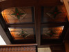 8ft Light Mahogany Traditional Corner Canopy Bar