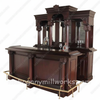 8ft Mahogany Traditional Style English Pub Bar Set