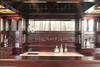 10ft Lion Carved Canopy Pub Bar w/ Stained Glass