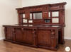 15ft Solid Mahogany Gothic Hand Crafted Bar