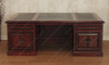 7ft Burl Inlay Gothic Lion Desk