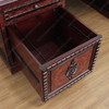 7ft Burl Inlay Neoclassical Empire Revival Lion Carved Executive Desk