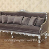 8ft Neoclassical Silverleaf Sofa Couch